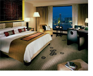 Four Seasons Hotel Hong Kong-spacious guest rooms; suites with separate bedroom areas